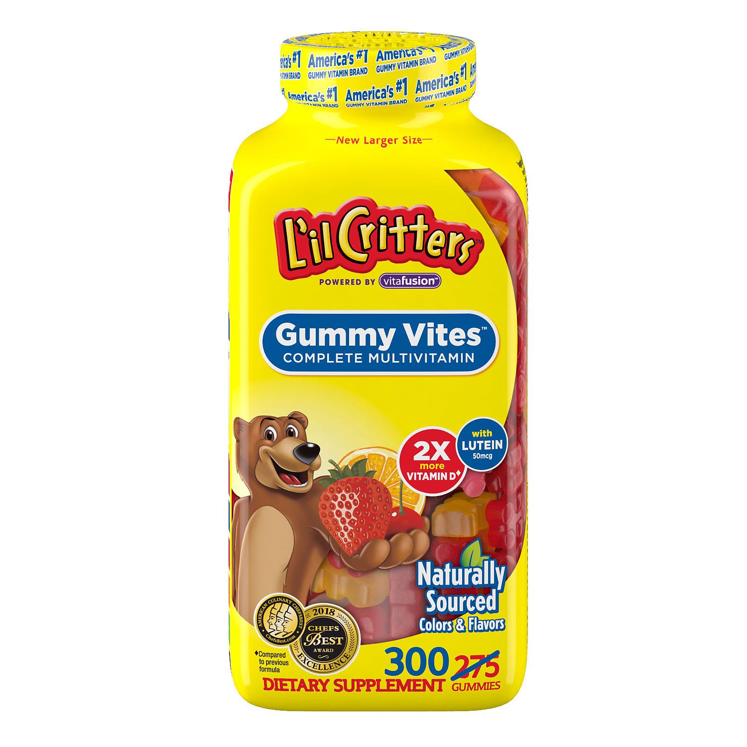 Multivitaminco infantil L´il Critters (300T)
