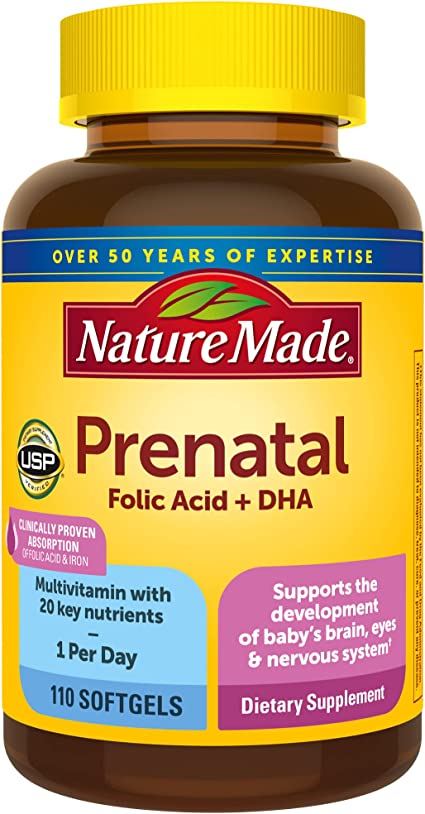 Nature Made Prenatal Folic Acid +DHA (110 T)