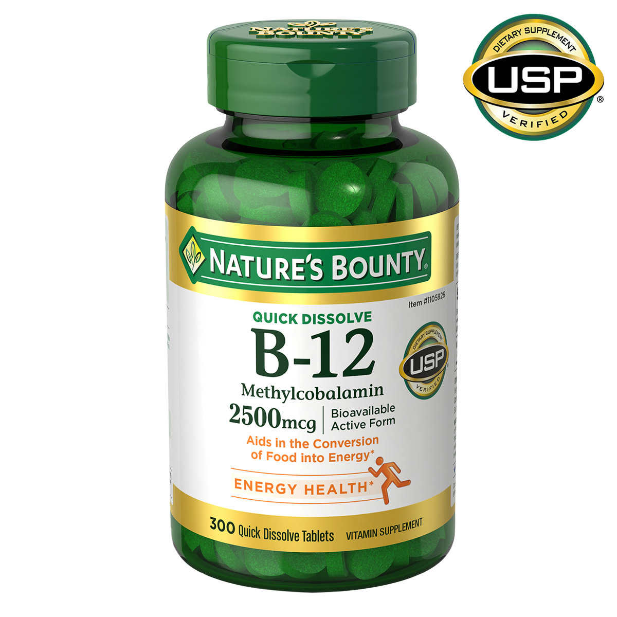Nature's Bounty B12 ( 300 Tabletas )
