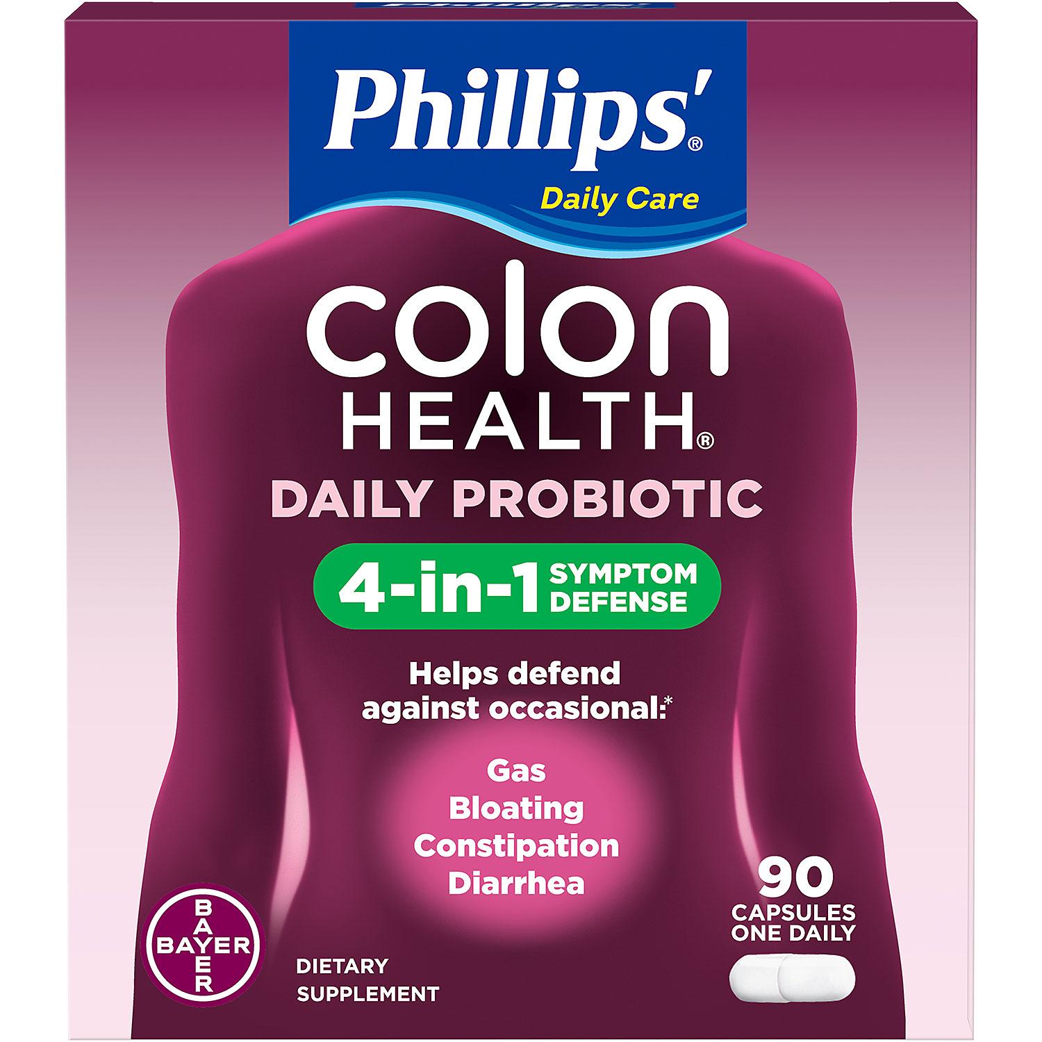 Phillips' Colon Health Probiotic Supplement (90 cápsulas)