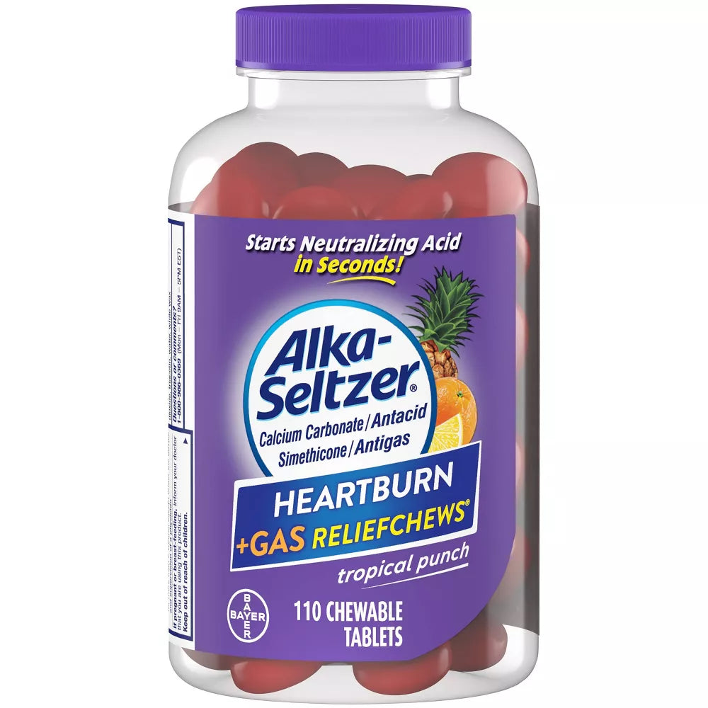 Alka Seltzer Anti acidez y Gas Masticables ( 110 )