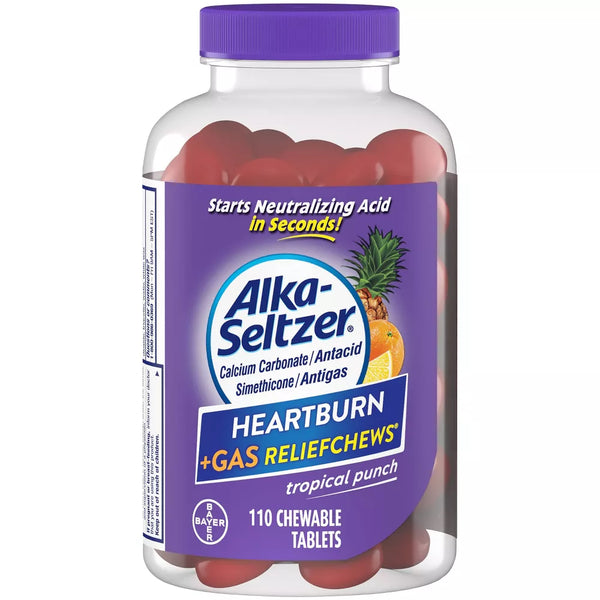 Alka Seltzer Anti acidez y Gas Masticables ( 110 ) Mundo Vitaminas