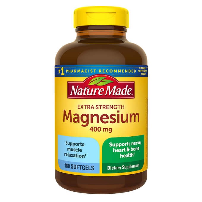 Magnesium 400 mg 180 soft gels