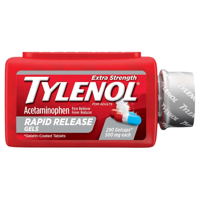 Tylenol extra stength Rapid Gels  ( 290 )