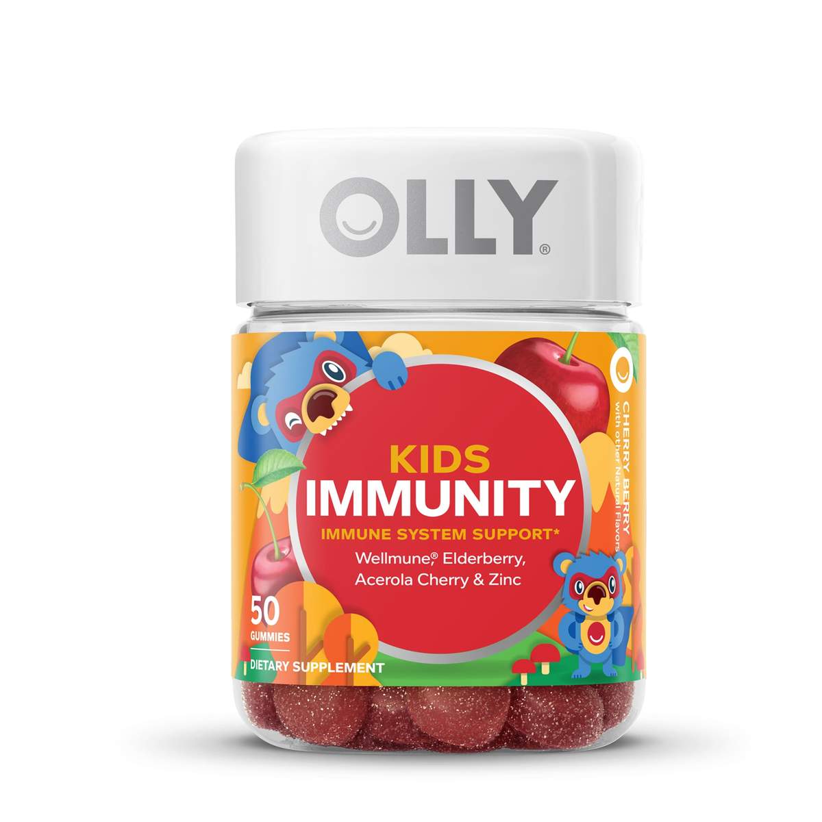 Kids Olly Immunity Vitamin Gummies  ( 50 )